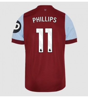 West Ham United Kalvin Phillips #11 Hjemmebanetrøje 2023-24 Kortærmet